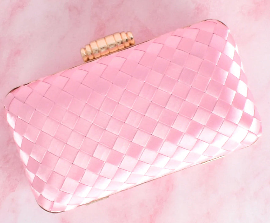 Adorne Ladies Aurelia Satin Plait Structured Case
