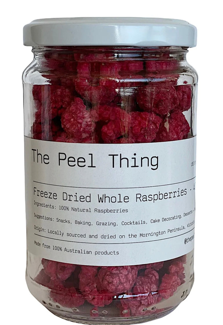 The Peel Thing Freeze Dried Whole Raspberries 40gms