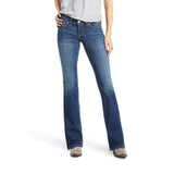 Ariat Ladies Real Mid Rise Boot Cut Arrow Fit Virginia Jeans
