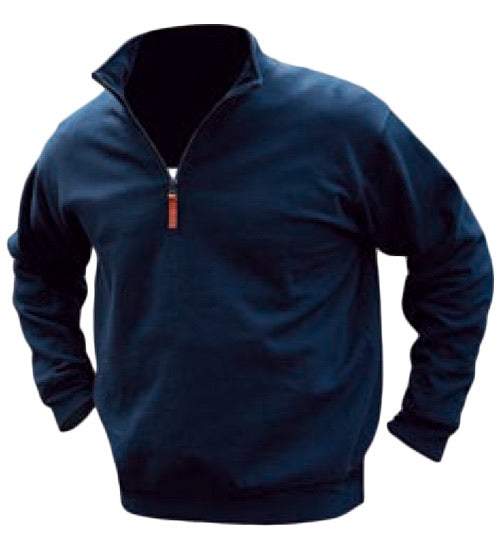 Ritemate Pilbara Mens Classic Navy Zipper Pullover