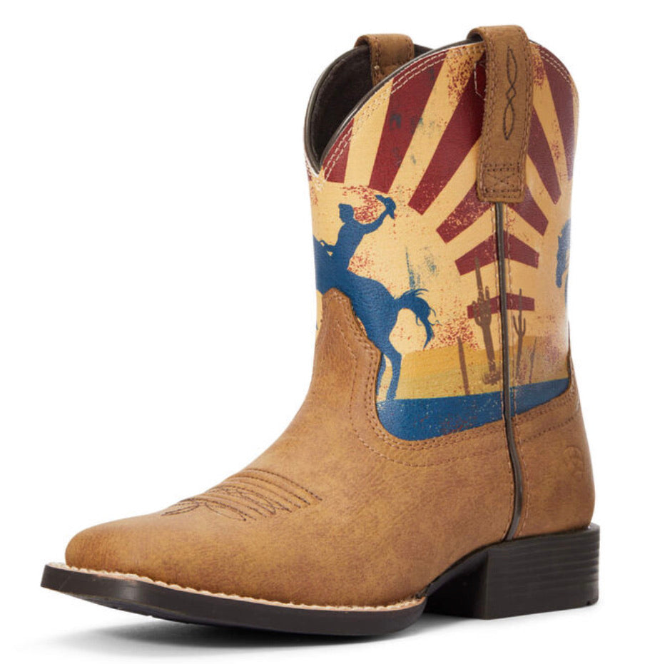 Ariat Boys Dinero Tan Sunset Scene
