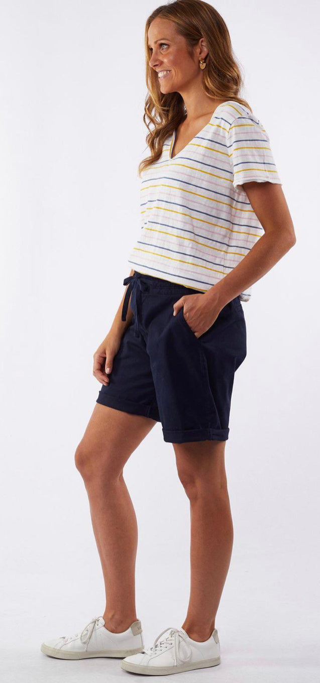 Elm Ladies Adelong Shorts in Navy