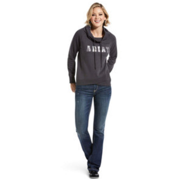 Ariat Ladies Real Sequin Sweatshirt in Periscope