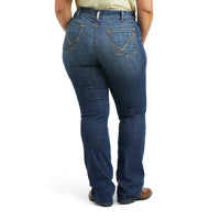 Ariat Ladies Real Mid Rise Boot Cut Arrow Fit Virginia Jeans