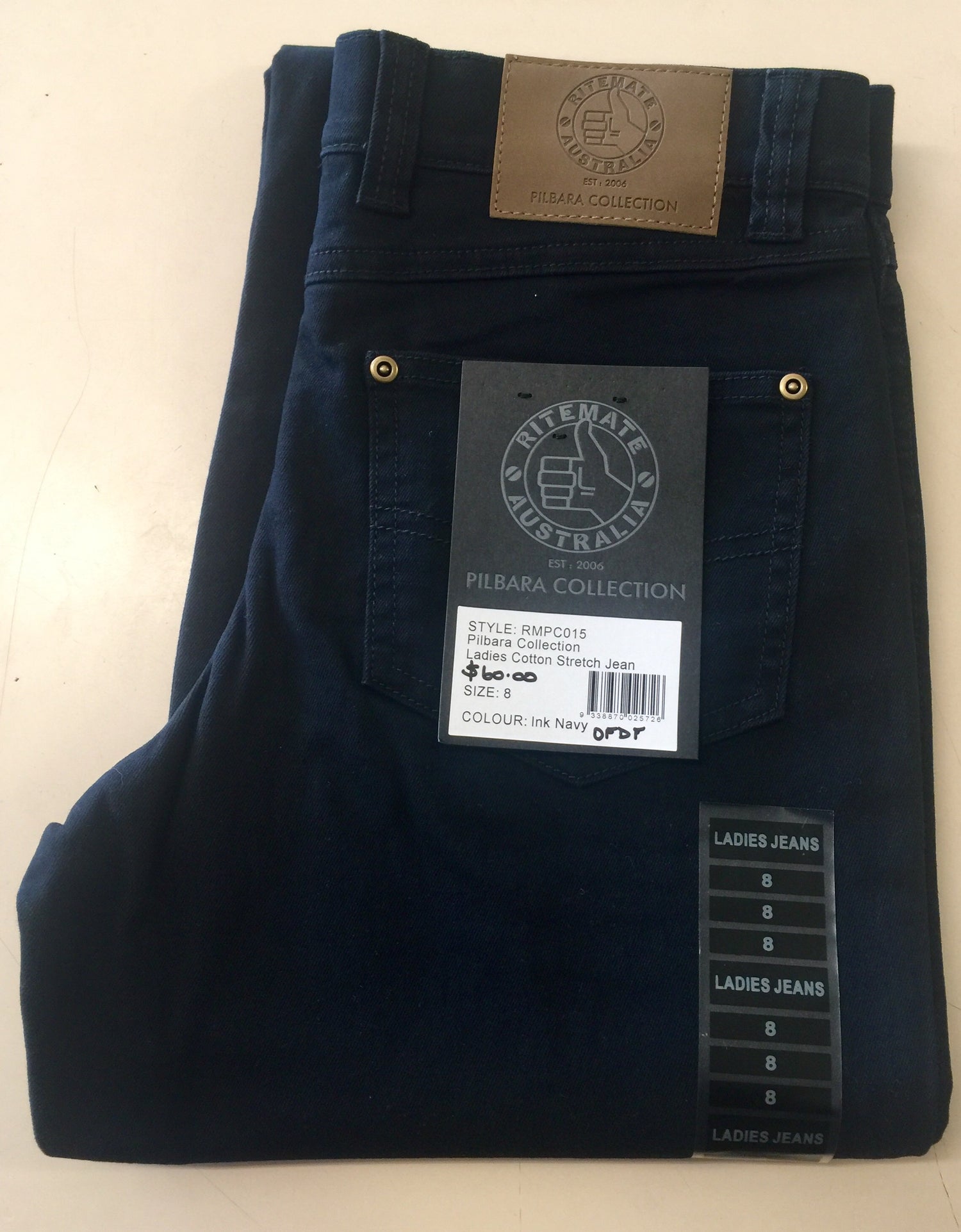 Ritemate Ladies Cotton Strech Jeans