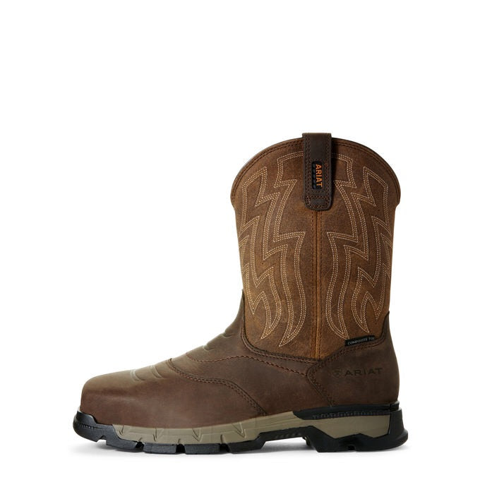 Ariat Mens Rebar Flex Western Brownwicker