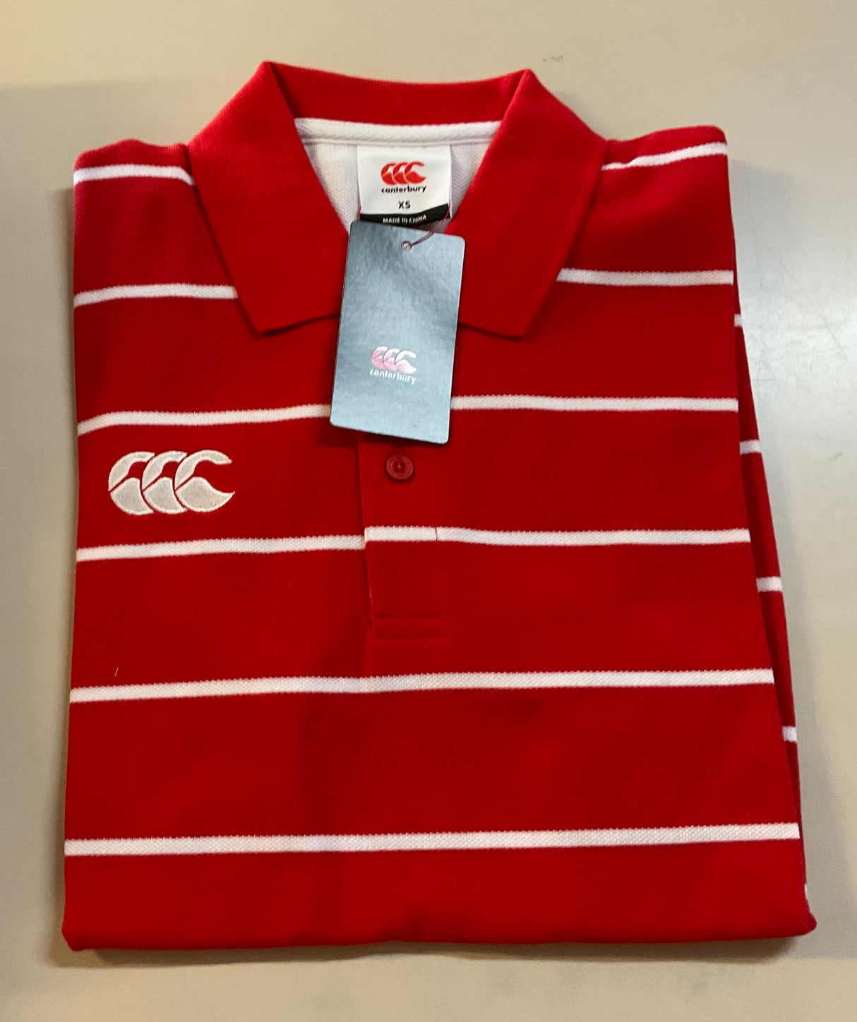 Canterbury Mens Thin Stripe Polo