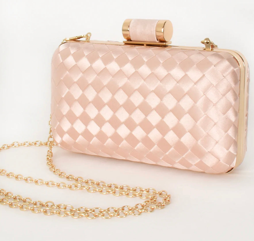 Adorne Ladies Aurelia Satin Plait Structured Case