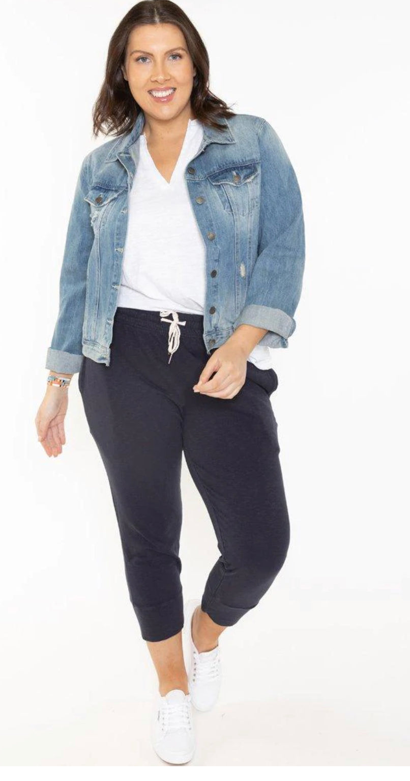 Elm Ladies Navy Fundamental Brunch Pants