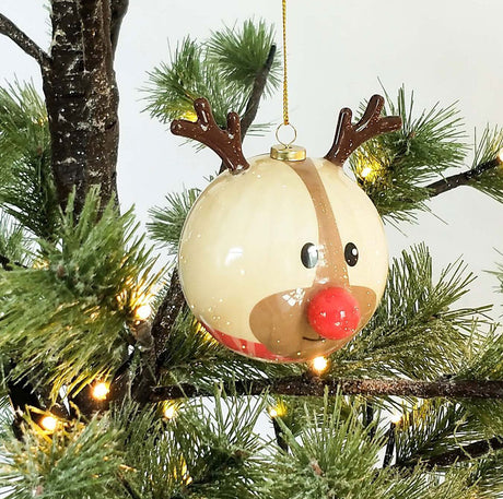 Reindeer Bauble Decoration