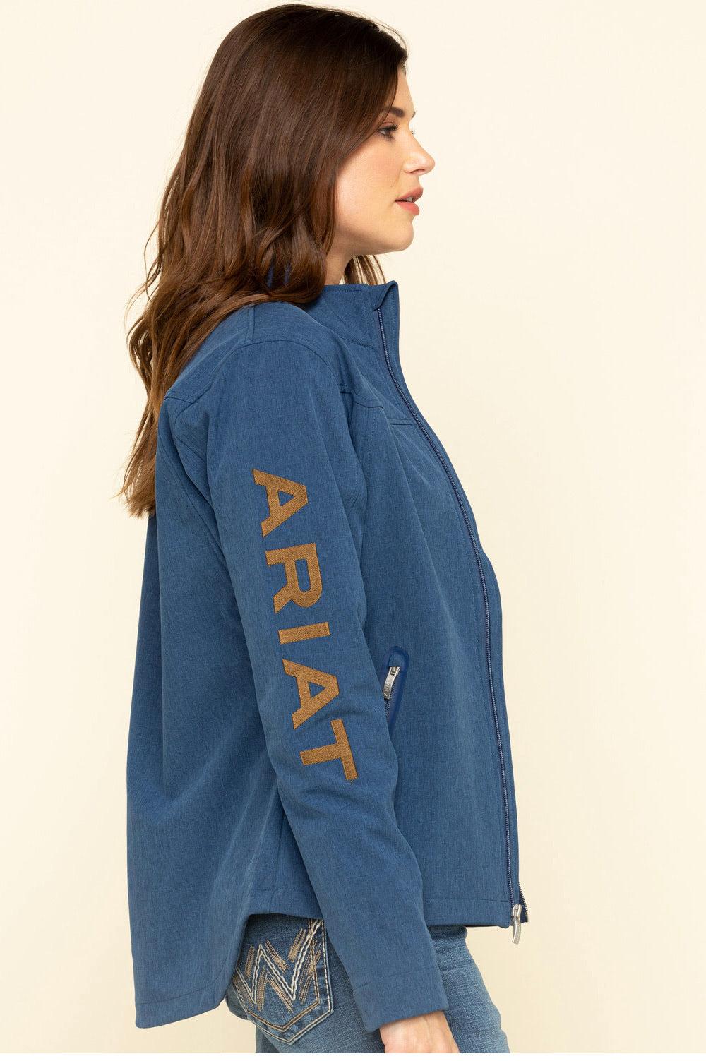 Ariat Ladies New Team Softshell Jacket in Marne Blue Heather