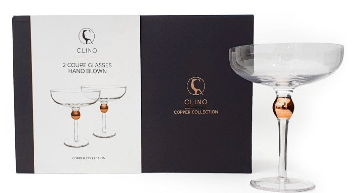 Clinq Couple Cocktail Glasses ( Set of 2)