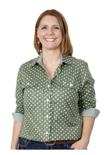 Just Country Ladies Abbey Patterned Work Shirts