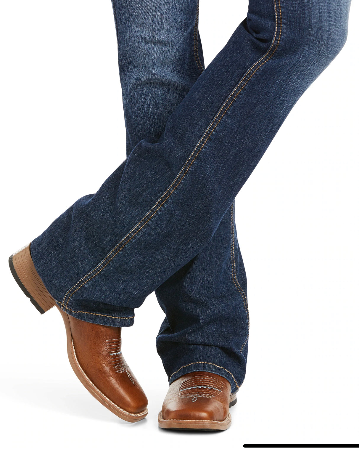 Ariat Ladies REAL Prefect Rise Boot Cut Rosa Lita 10027713