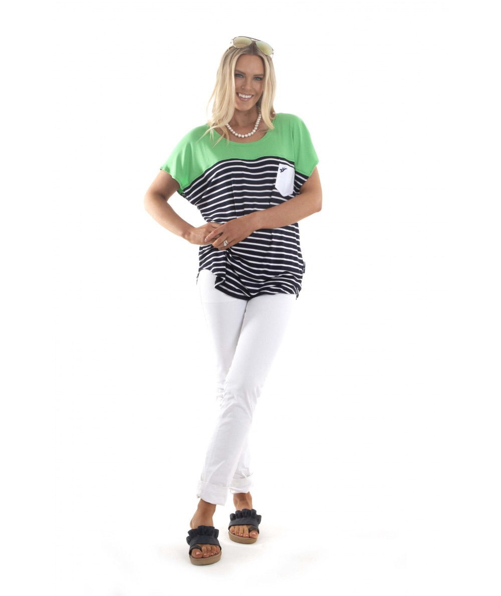Bullrush Ladies Wave Pocket Tee