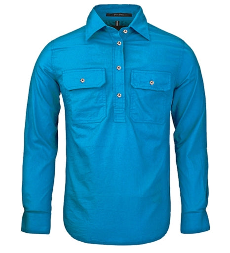 Ritemate Pilbara Ladies Closed Front L/S Shirt RM300CF