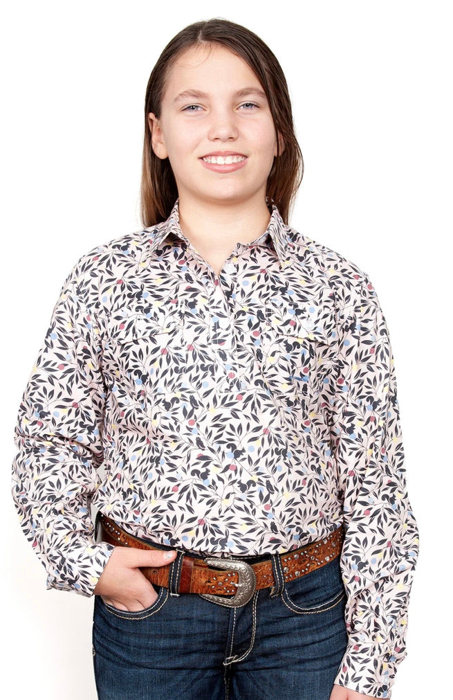 Just Country Girls Harper Printed Work Shirts