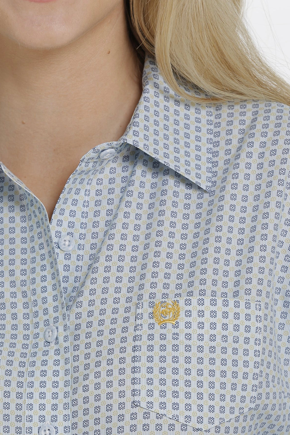 Cinch Ladies Arena Flex Ladies Shirt - Blue