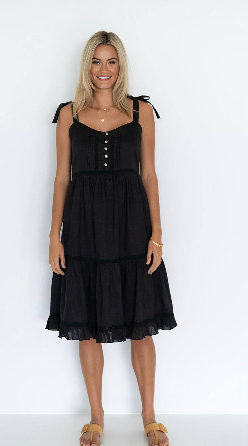 Humidity Lillian Dress in Black
