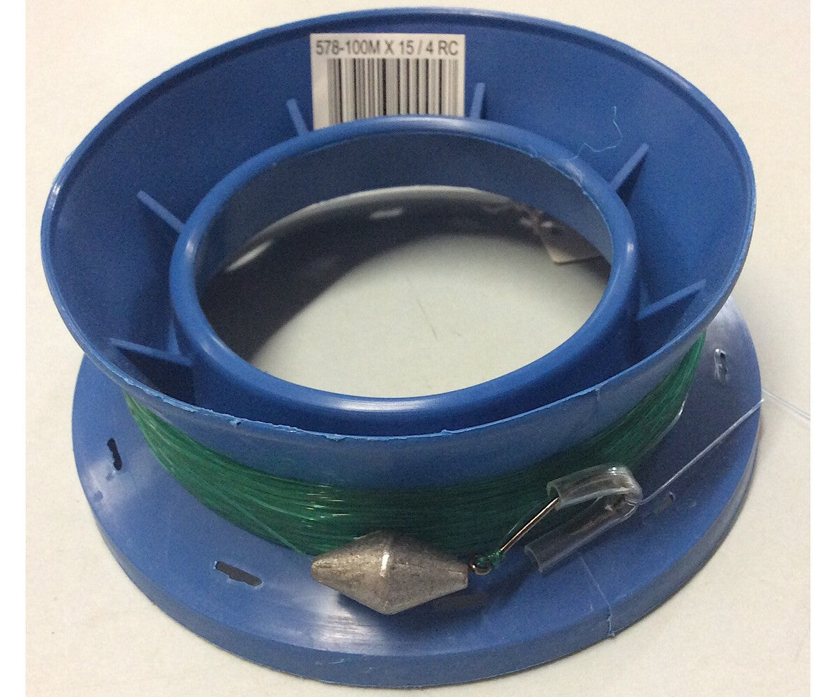 Handline 4" with 100M 20lb Mono, sinker & hook
