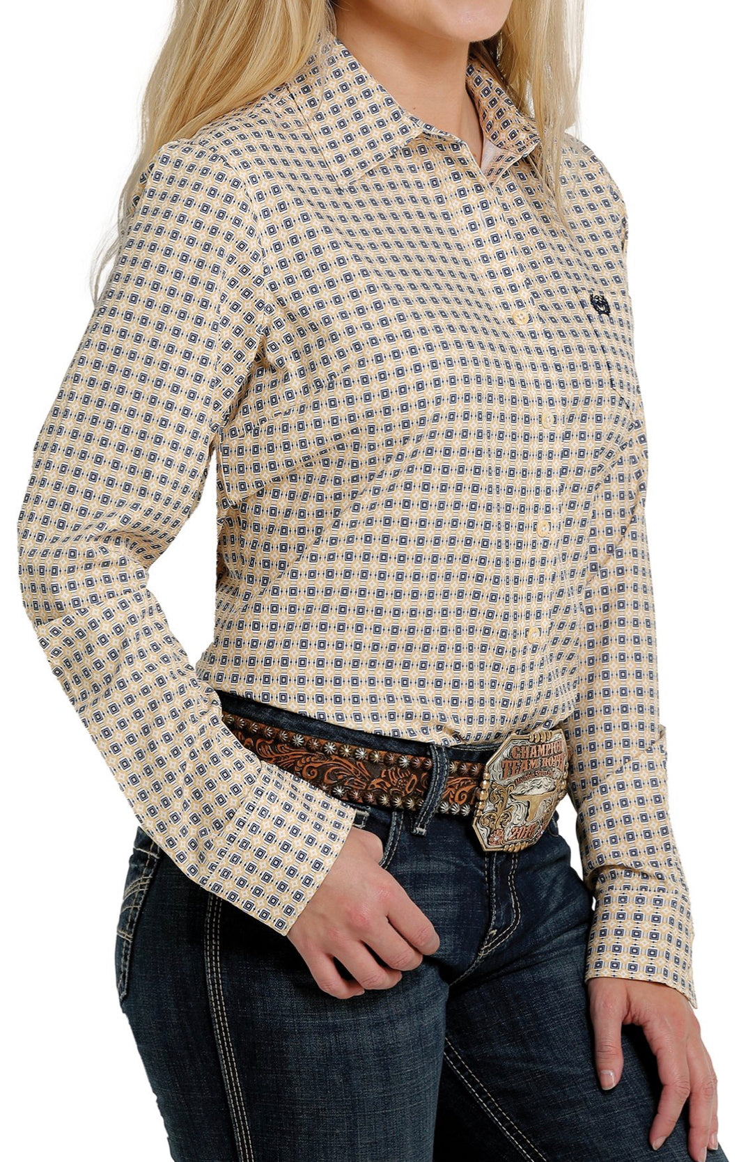 Cinch Ladies Western Shirt - Yellow