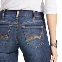 Ariat Ladies Real Perfect Rise Stackable Straight Leg Analise Burbank Jeans