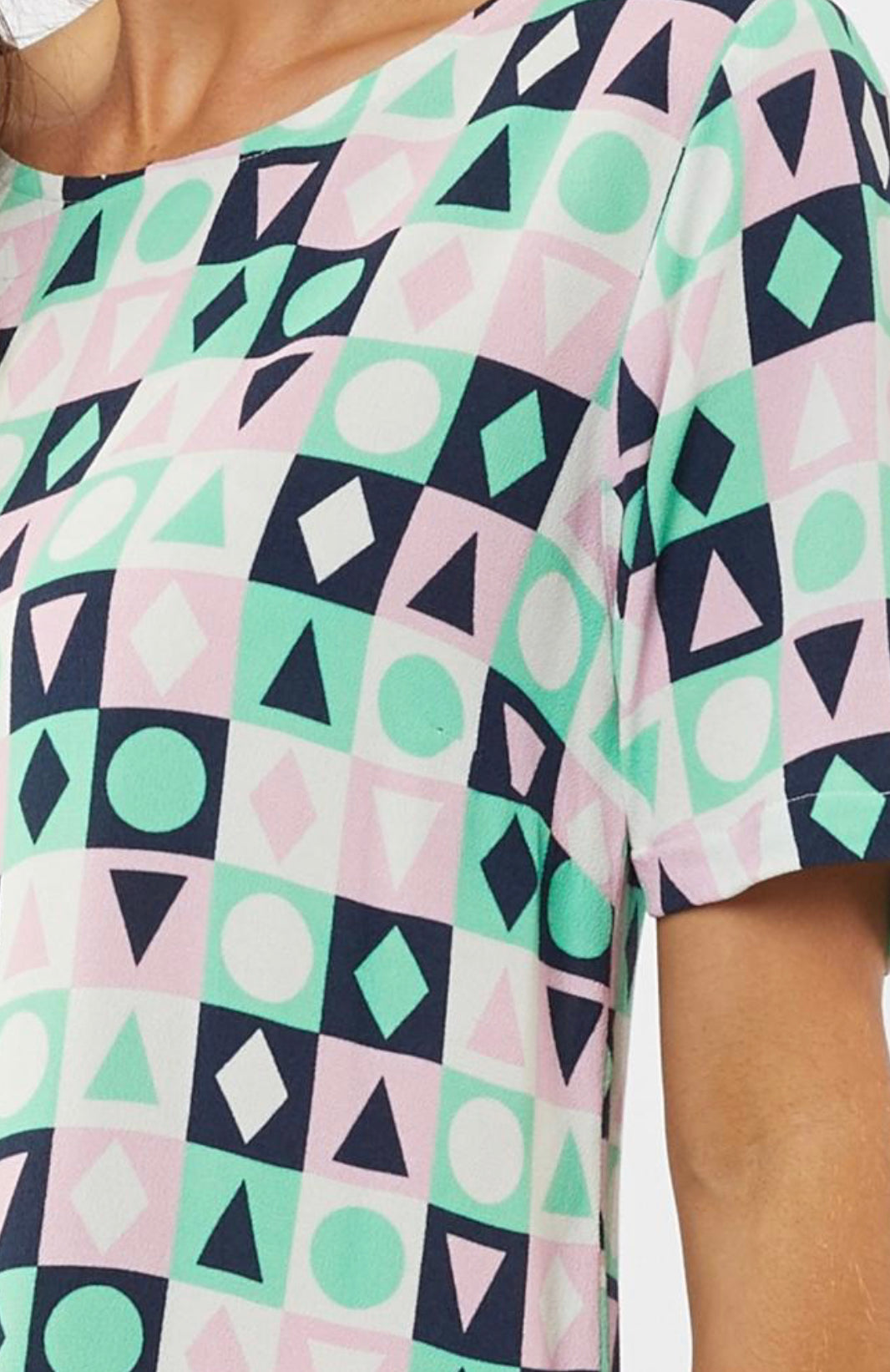 Elm Ladies Summer Geo Shift Dress