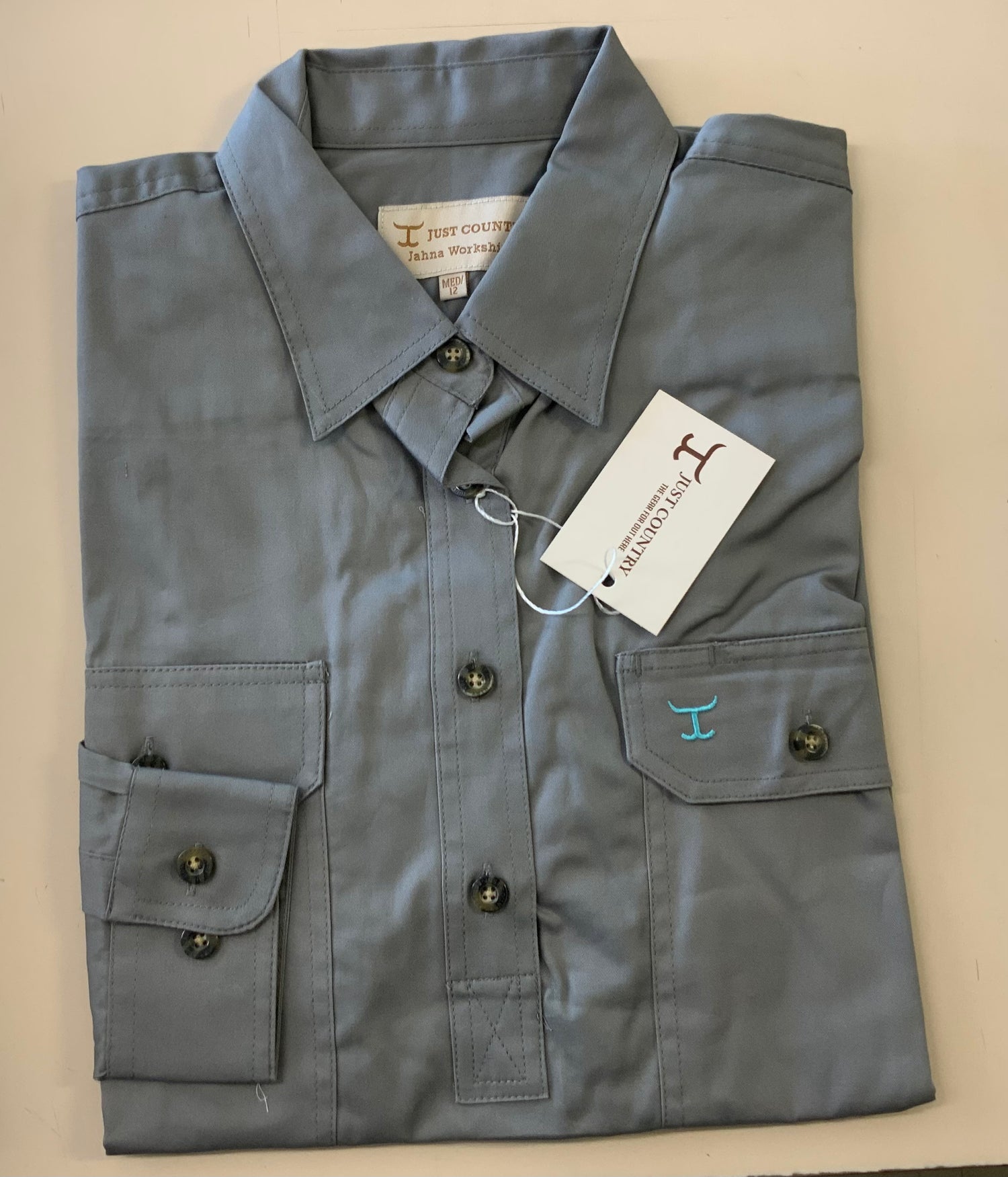 Pilbara Mens Closed Front Long Sleeved Shirt RM200CF