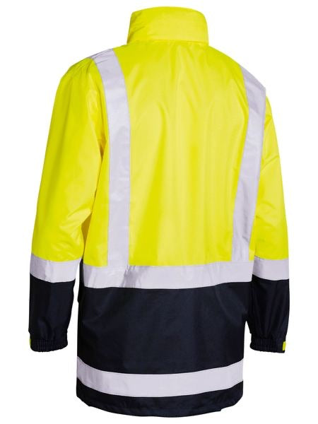 Bisley Taped 2T Hi Viz Shell Rain Jacket BJ6966T