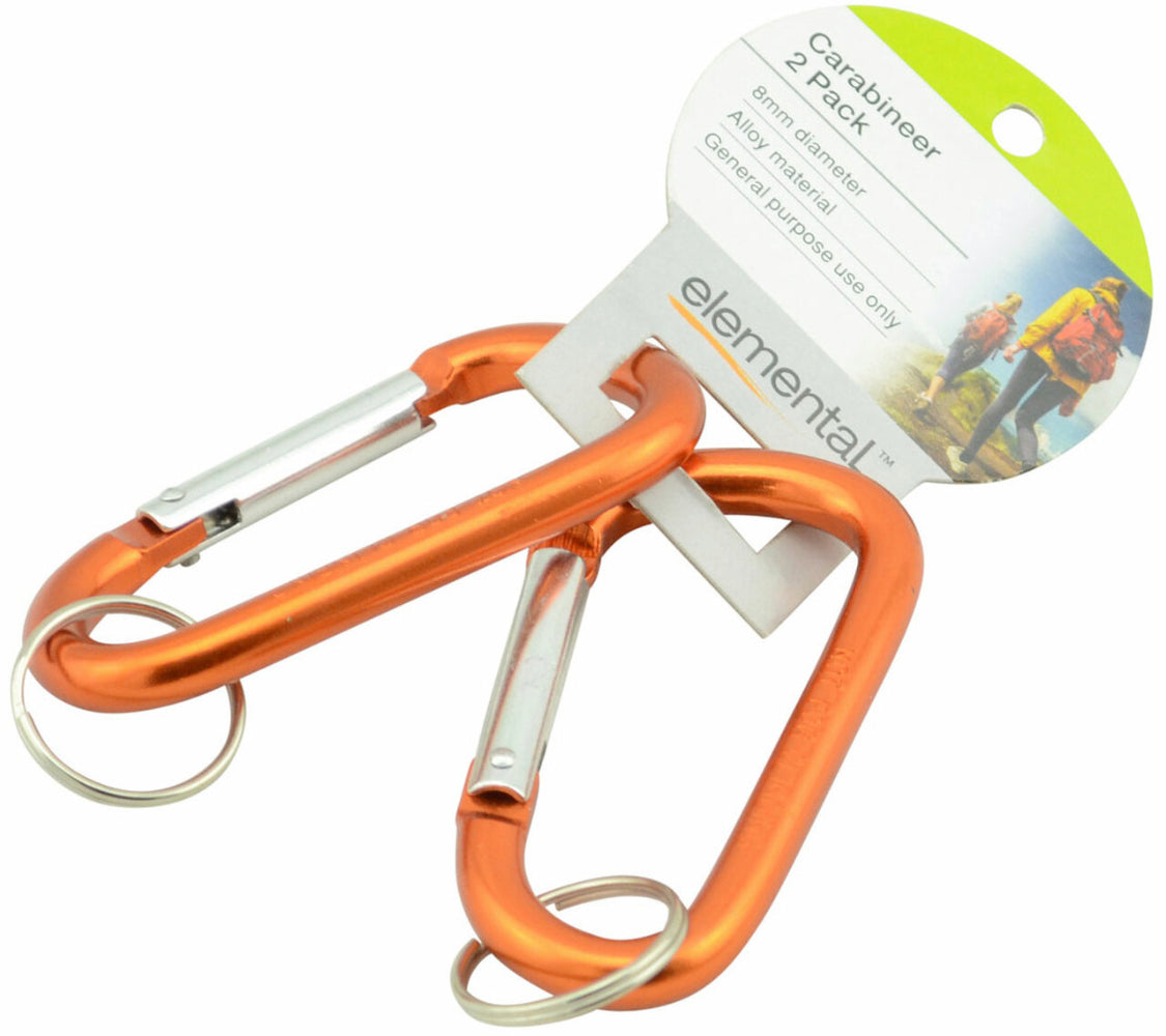 Elemantal Carabiner 8mm 2 pack
