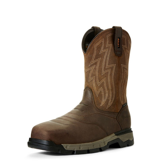 Ariat Mens Rebar Flex Western Brownwicker