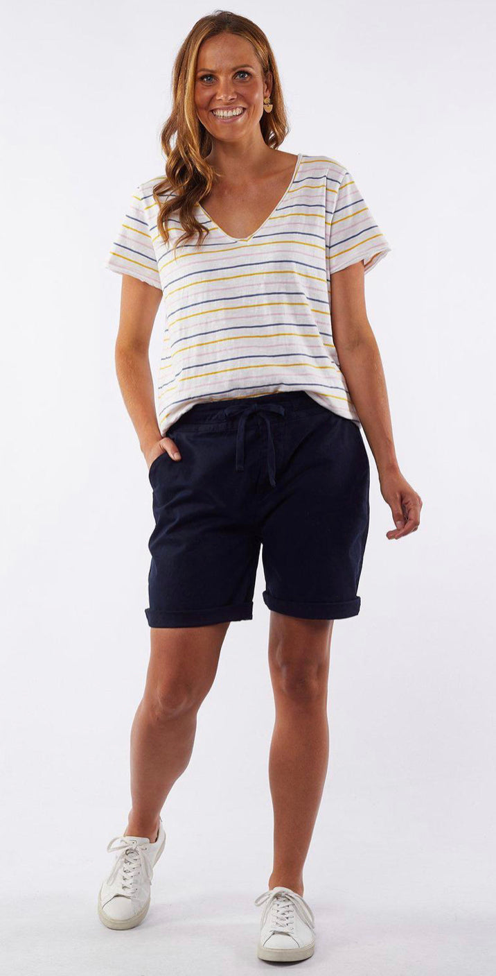 Elm Ladies Adelong Shorts in Navy