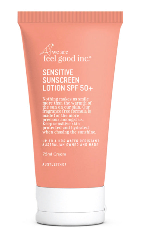 We Are Feel Good Inc Sensitive Sunscreen Lotion SPF 50+