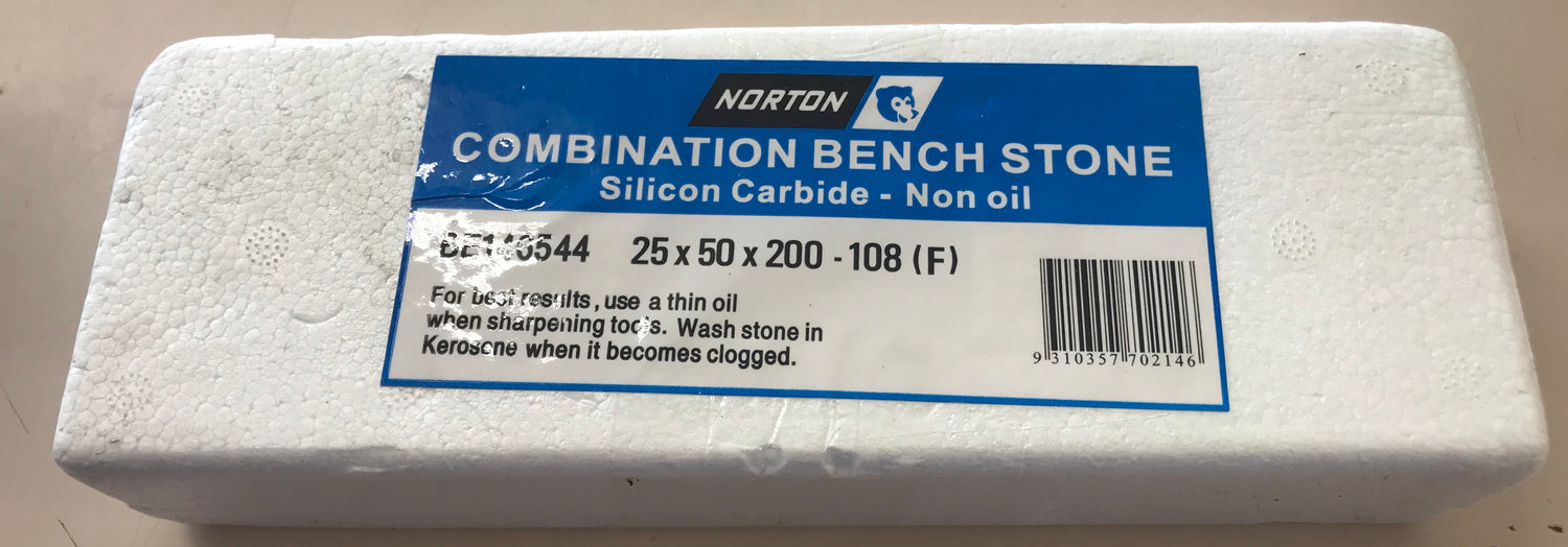 Norton Combination Bench Stone 25x50x200mm