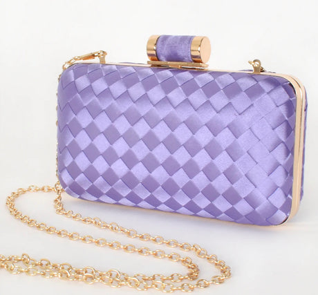 Adorne Ladies Aurelia Satin Plait Structured Case