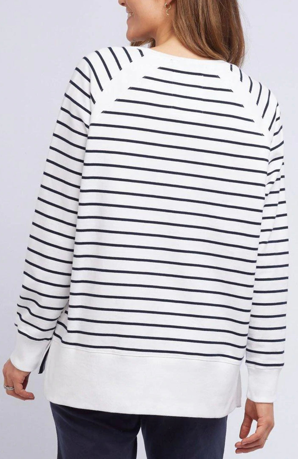 Elm Ladies Fundamental Sydney Stripe Crew