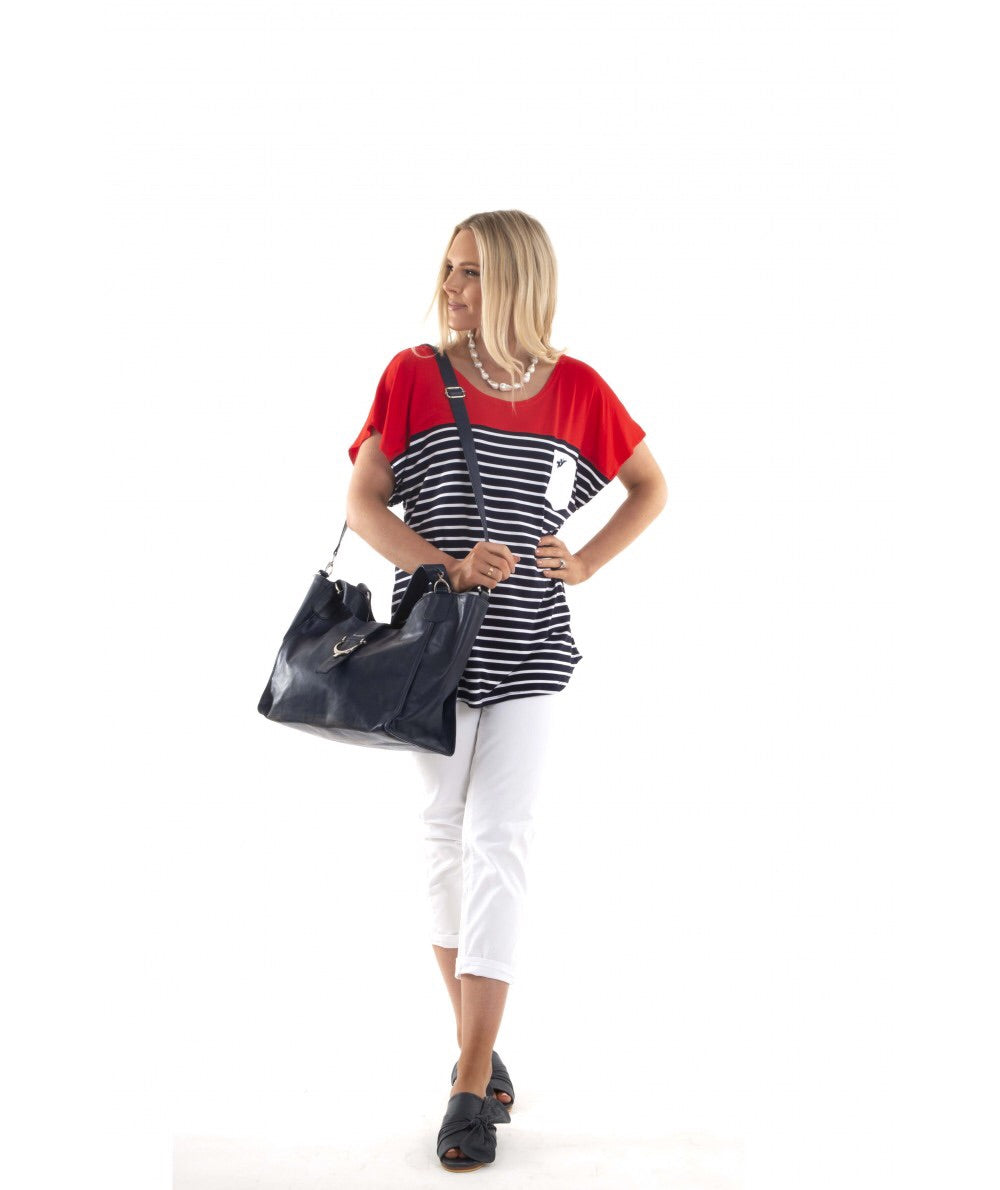 Bullrush Ladies Wave Pocket Tee