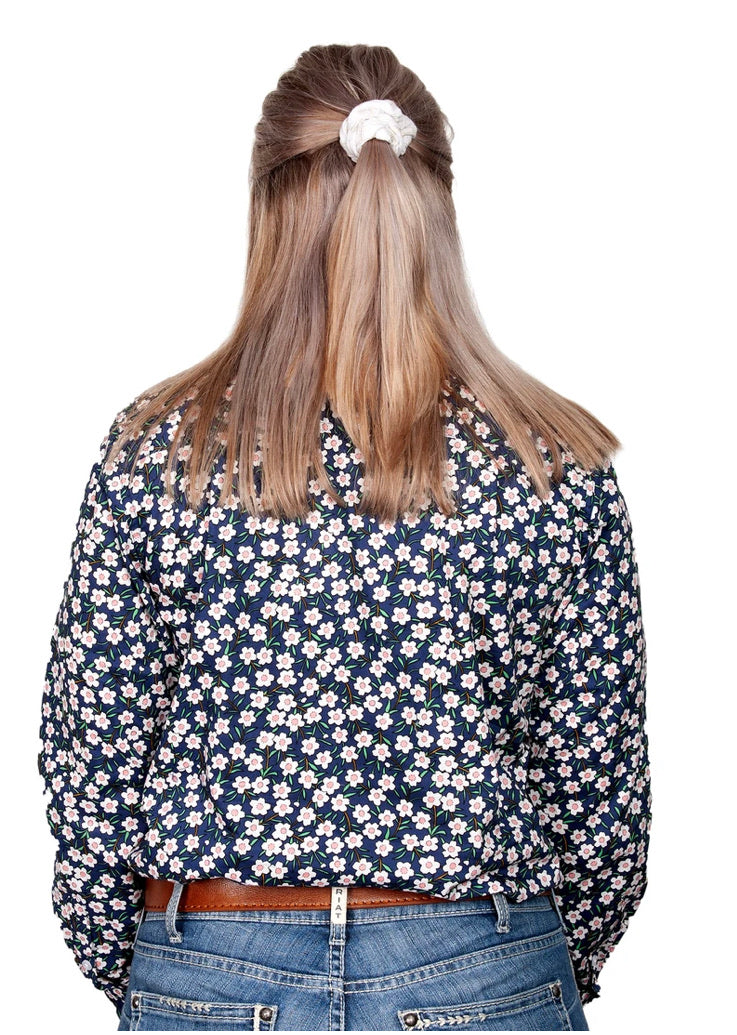 Just Country Womens Georgie Half Button Print Work shirts