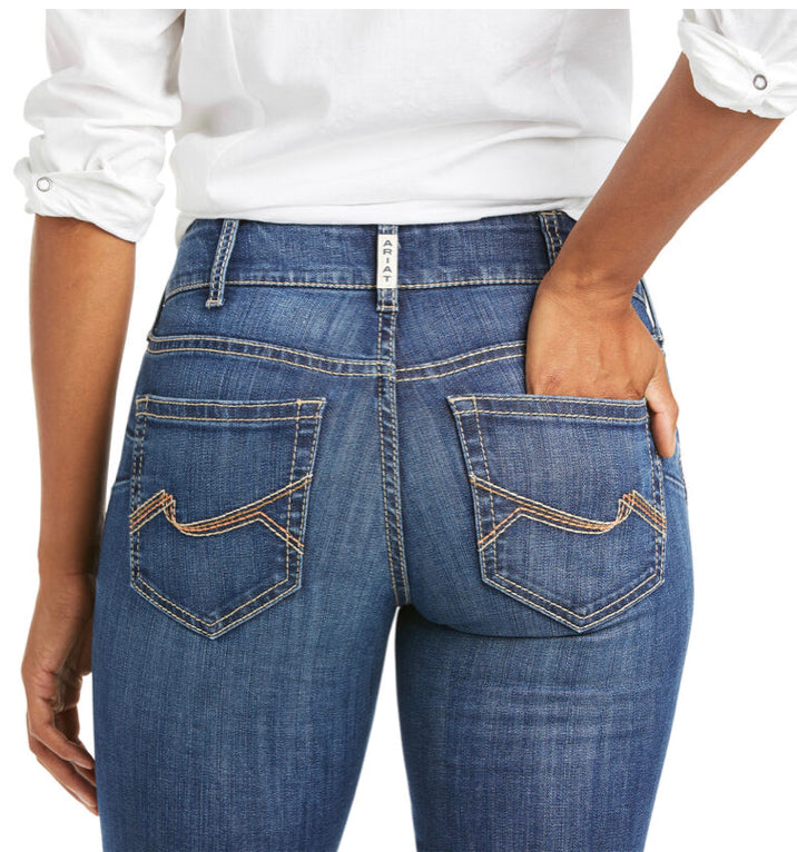 Ariat REAL Myla Mid Rise Straight Jeans