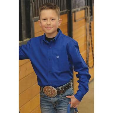 Cinch Boys Royal Blue Shirt