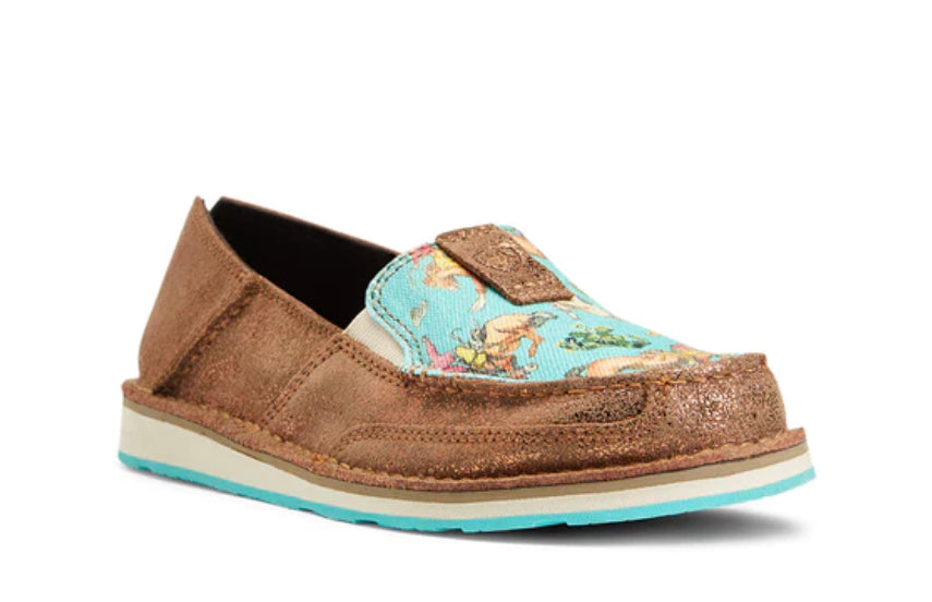 Ariat Ladies Cruiser - Copper Metallic/Bucking Turquoise