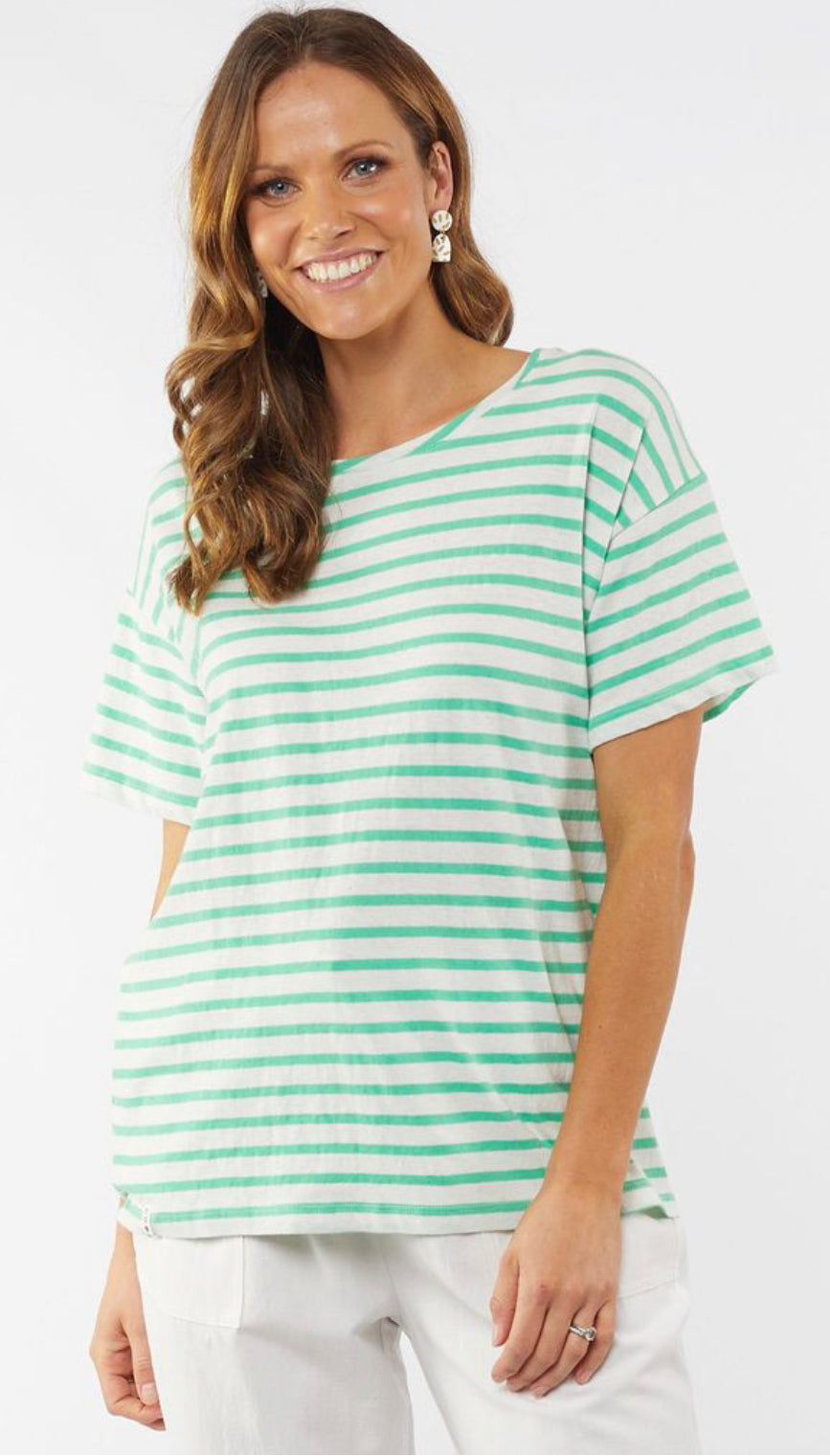 Elm Ladies Clover Tee in Green