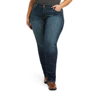 Ariat Ladies Real Perfect Rise Stackable Straight Leg Analise Burbank Jeans
