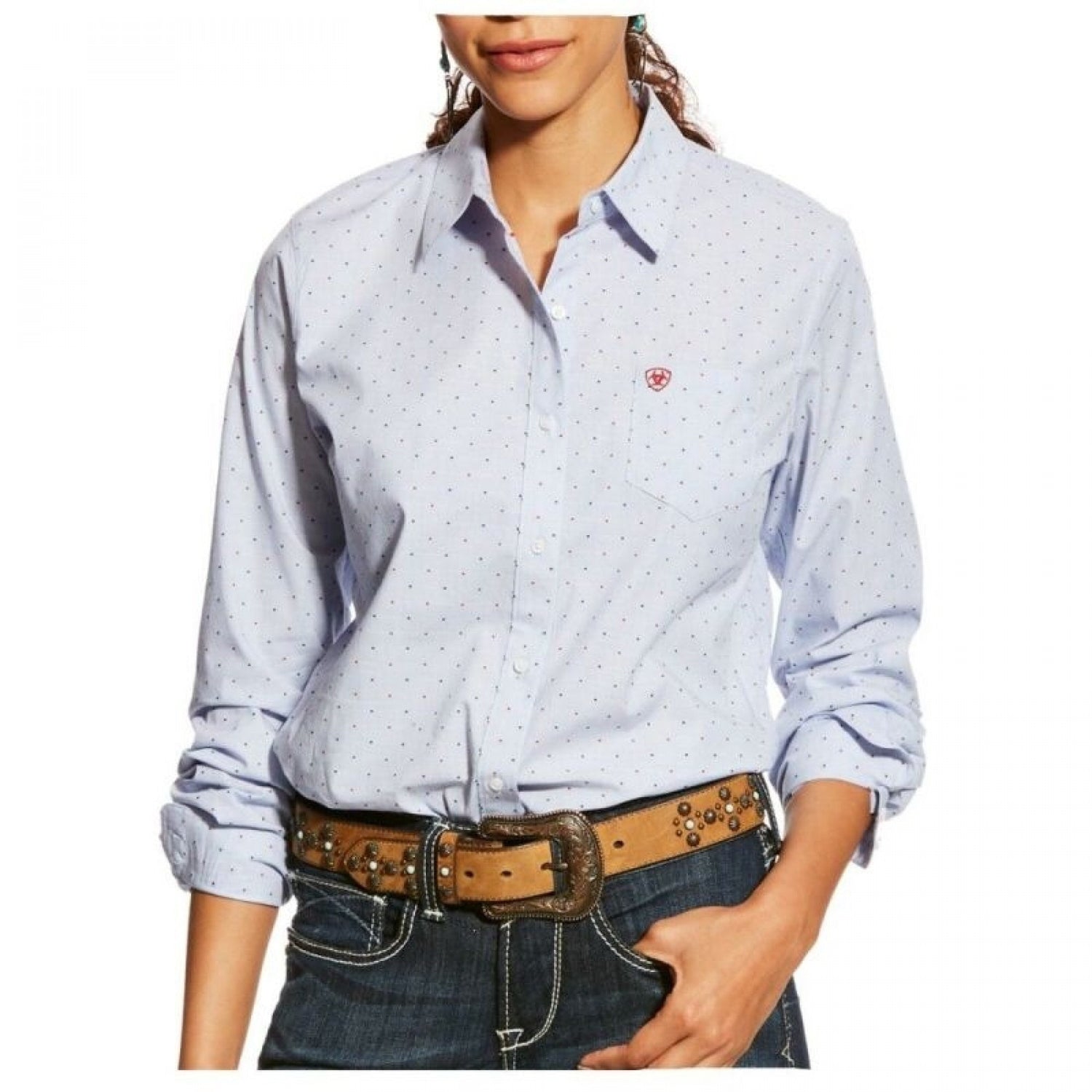 Ariat Ladies Kirby Pinstripe Dobby Shirt