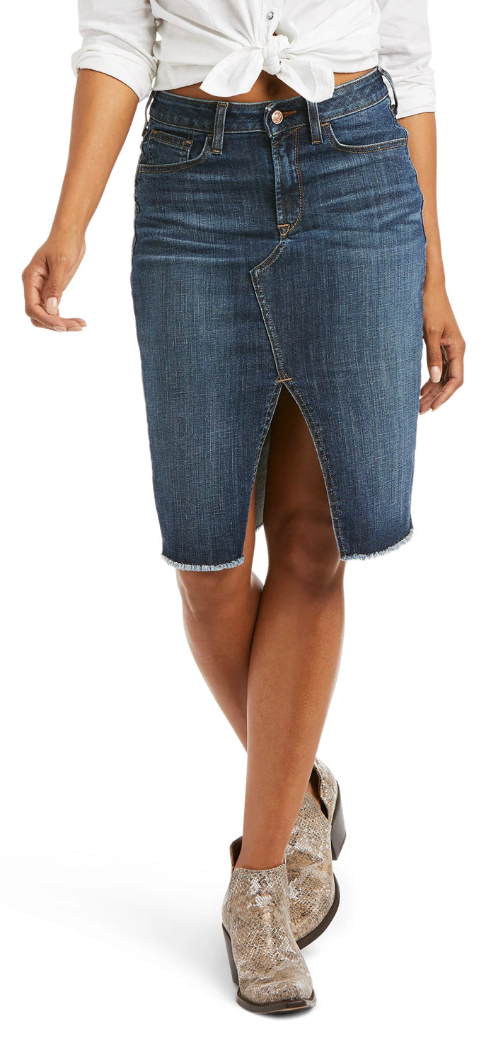 Ariat Ladies Denim Skirt Ella Goldie 10036103