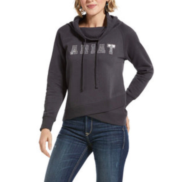 Ariat Ladies Real Sequin Sweatshirt in Periscope