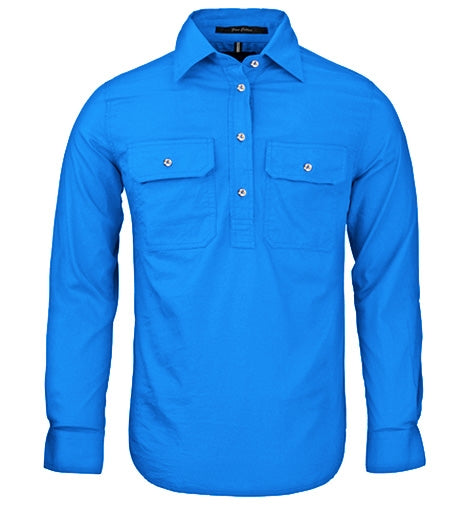Ritemate Pilbara Ladies Closed Front L/S Shirt RM300CF