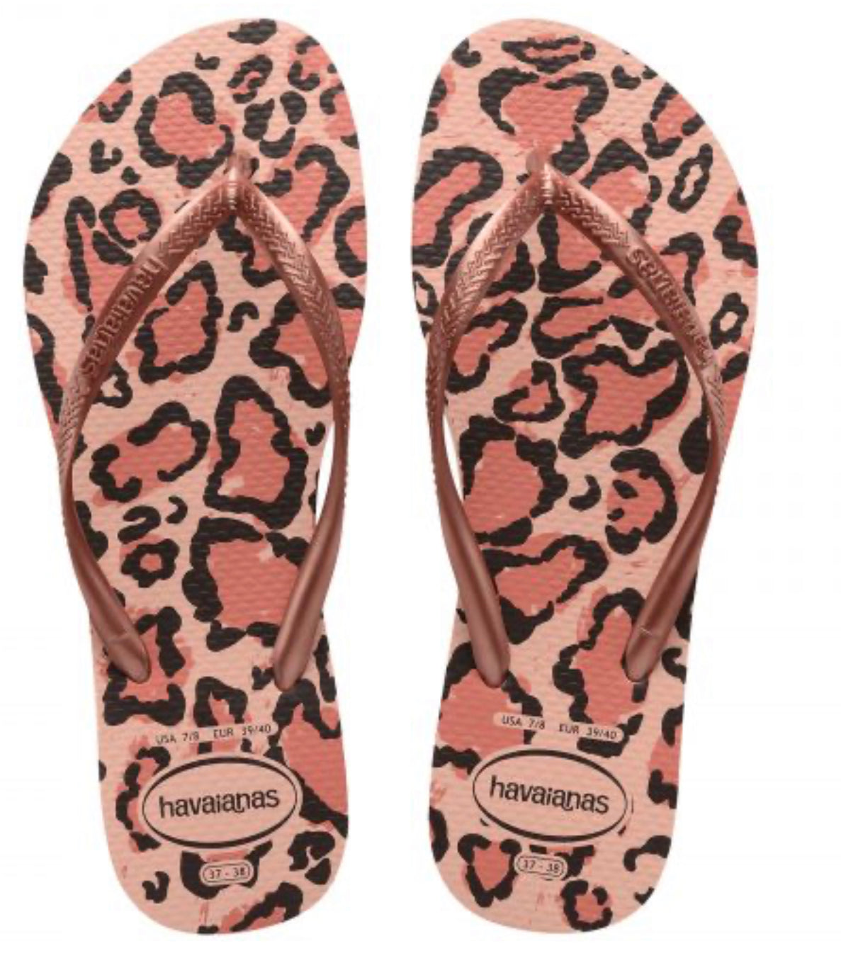 Havaianas Slim Animal Thong - Rosa Ballet/Rosa