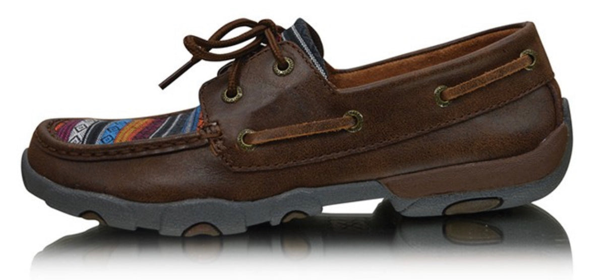 Twisted X Ladies Serape Casual Driving Moc
