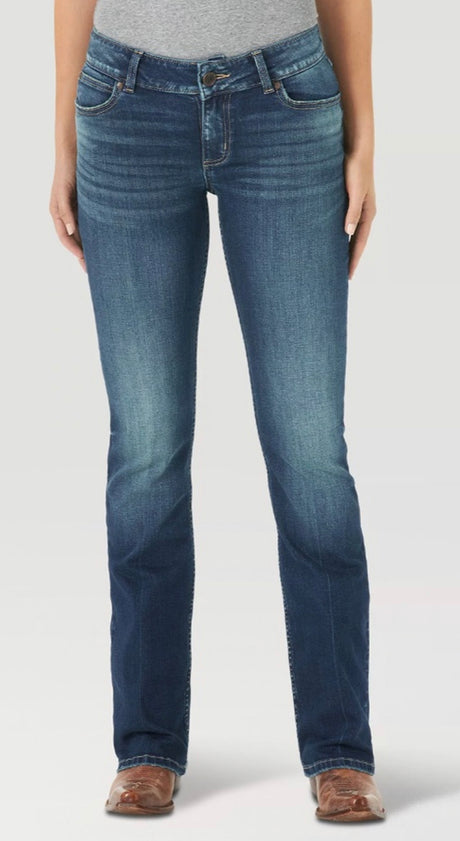 Wrangler Ladies Retro Mae Mid Rise Jeans 09MWZPV34